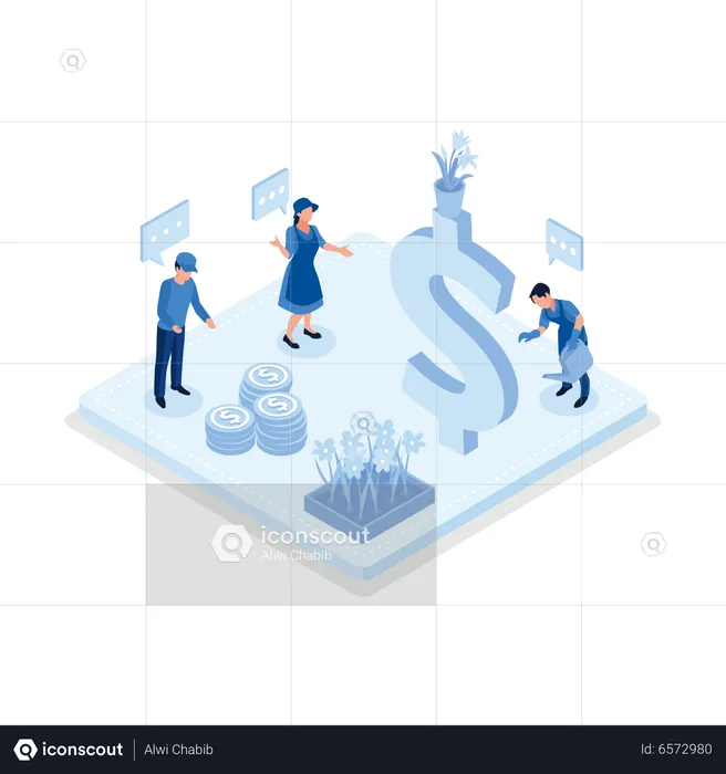 Money Growth  Illustration