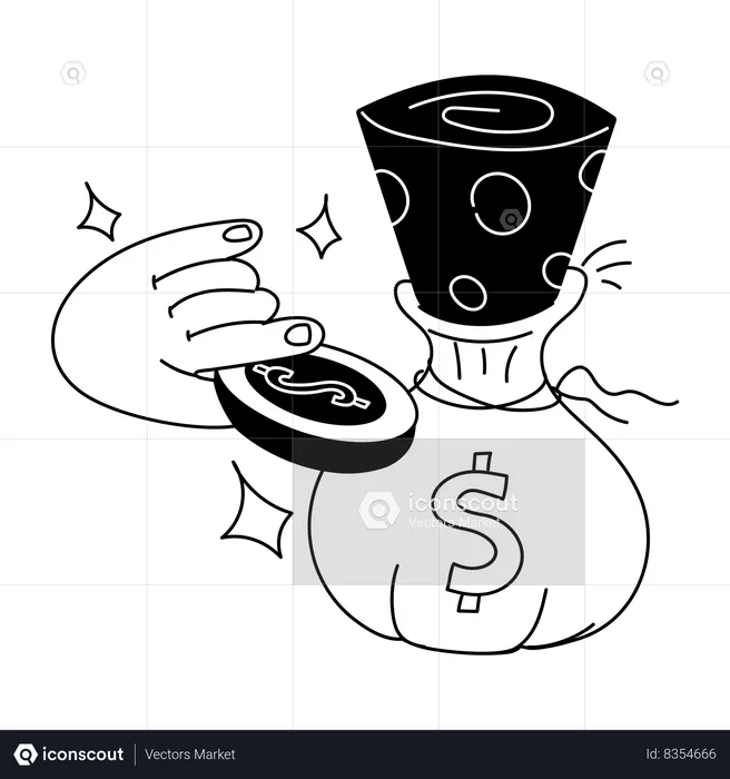 Money Investment  Illustration