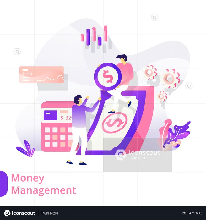 Money Management  Illustration