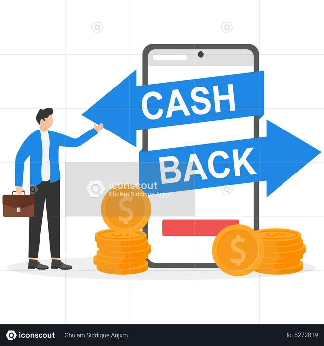 Money Refund  Illustration