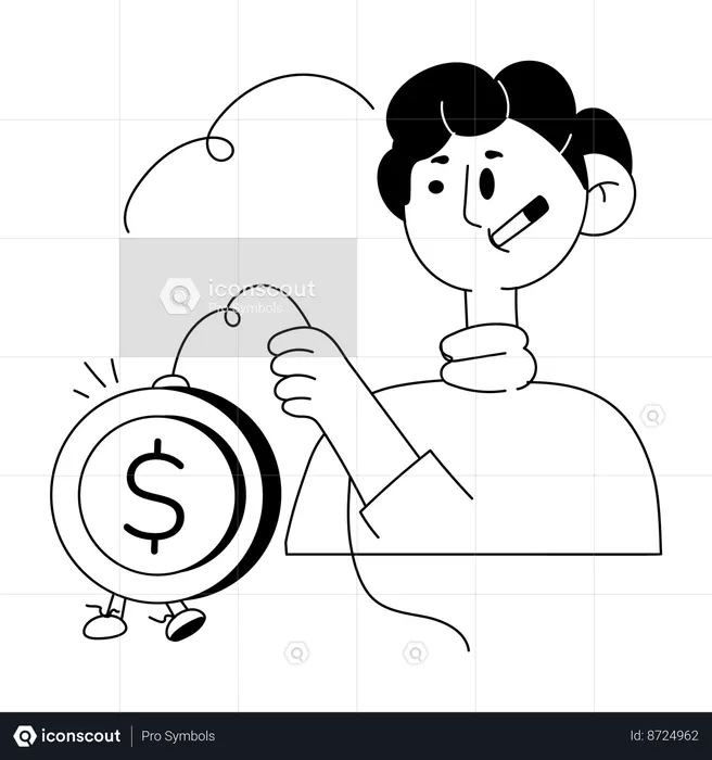 Money scam  Illustration