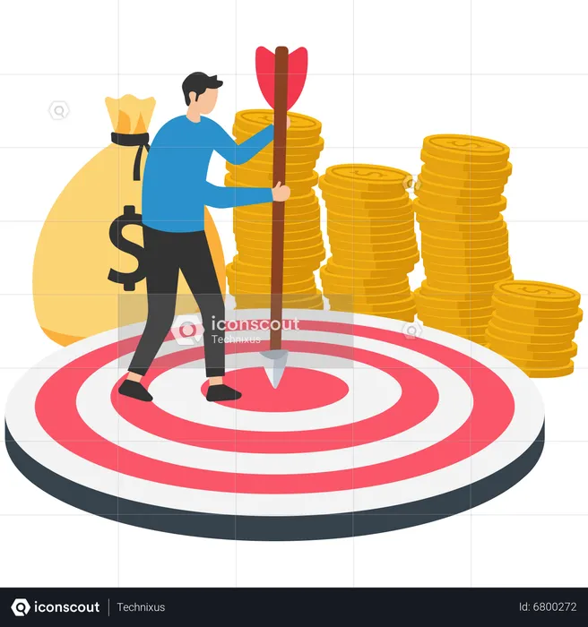 Money target  Illustration