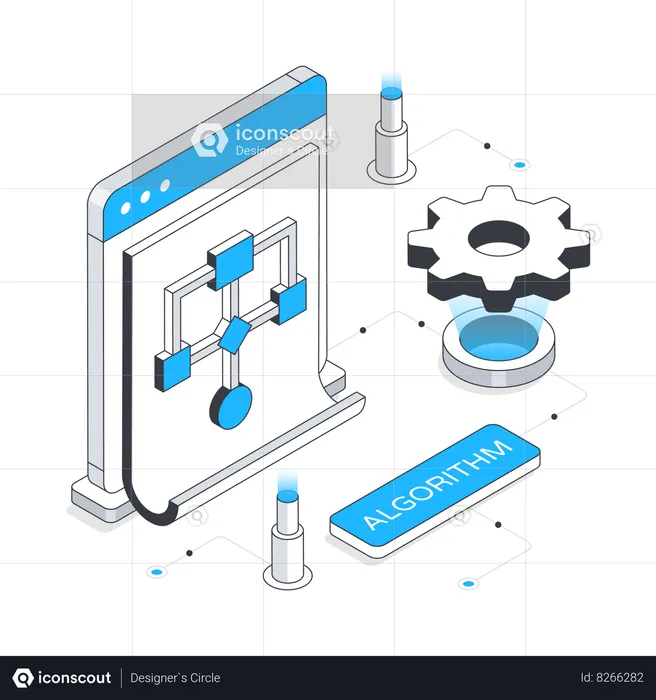 Monitoramento de algoritmo  Ilustração