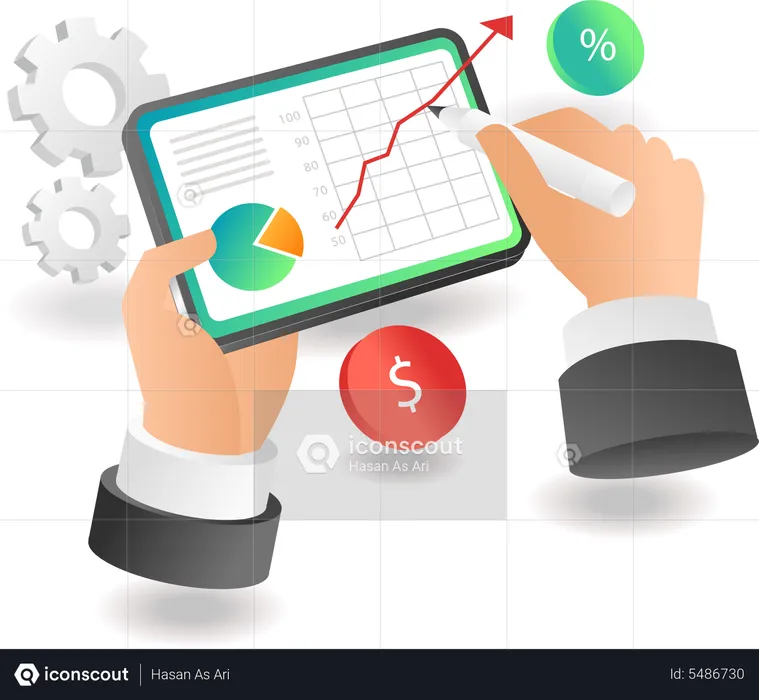 Monitoring Business Analyst Data  Illustration