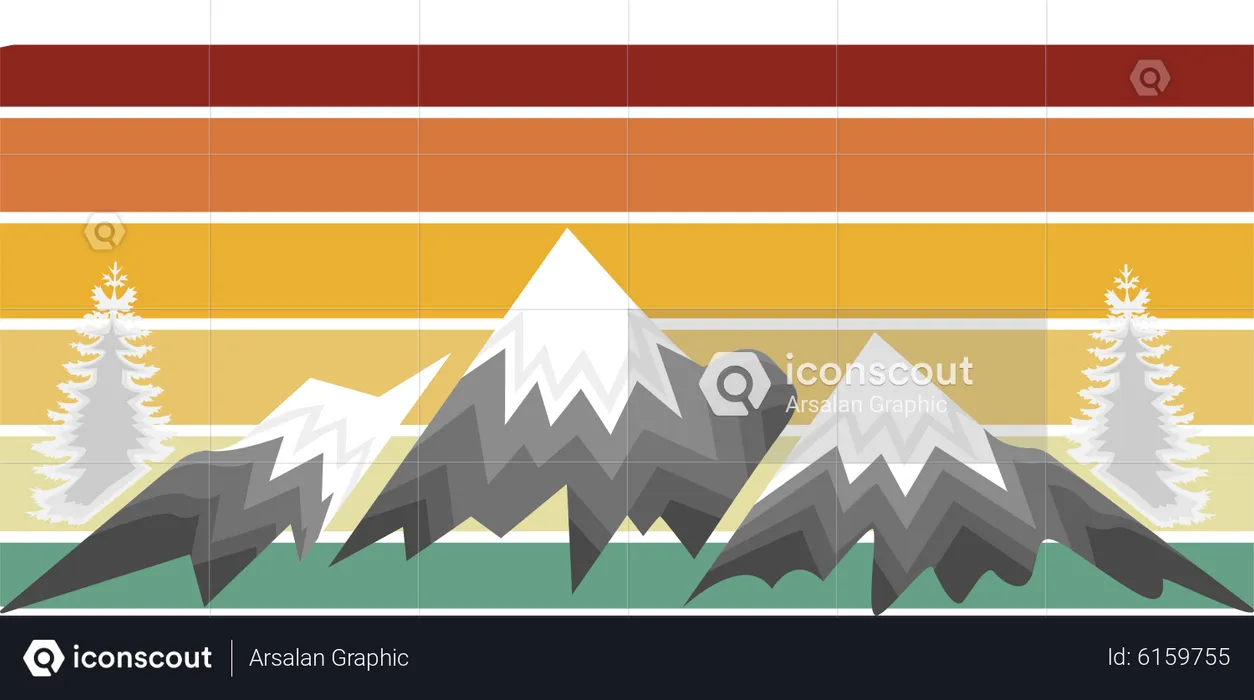 Montaña  Ilustración