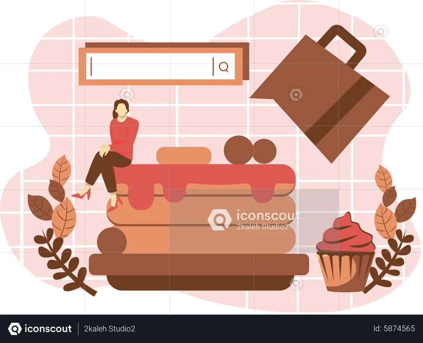 Morning Pancake  Illustration