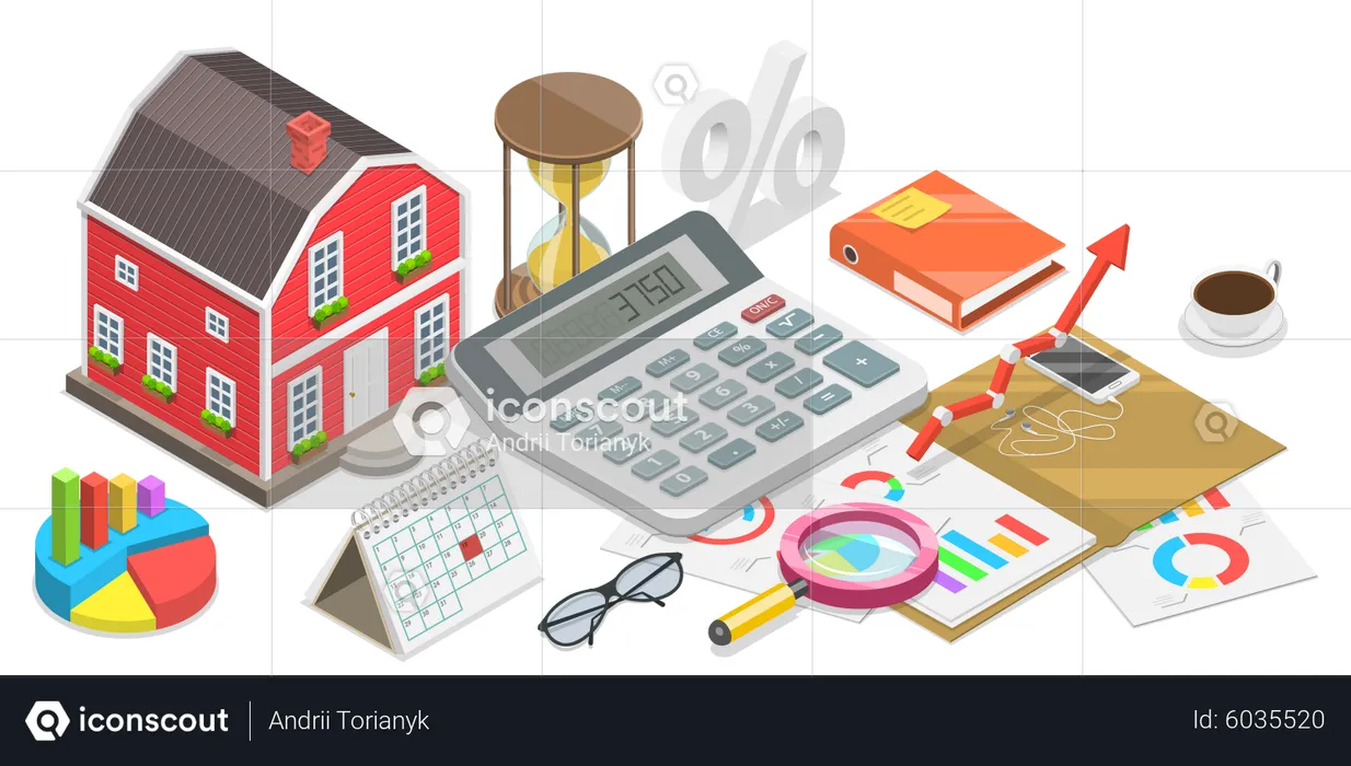 Mortgage Calculator  Illustration