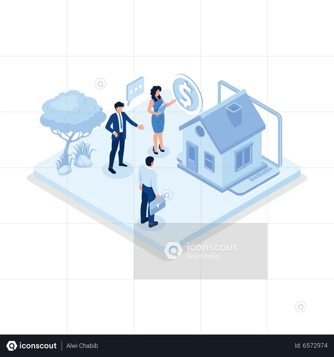 Mortgage Process  Illustration