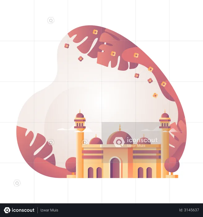 Moschee  Illustration