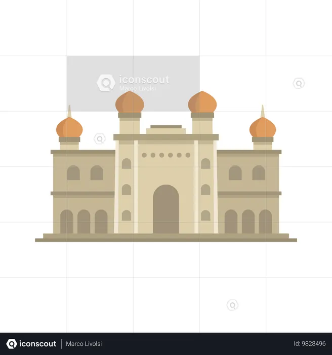 Mosque Building  Illustration