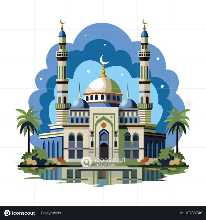 Mosquée emblématique  Illustration