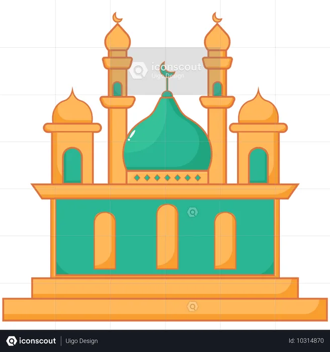 Mosquée islamique  Illustration