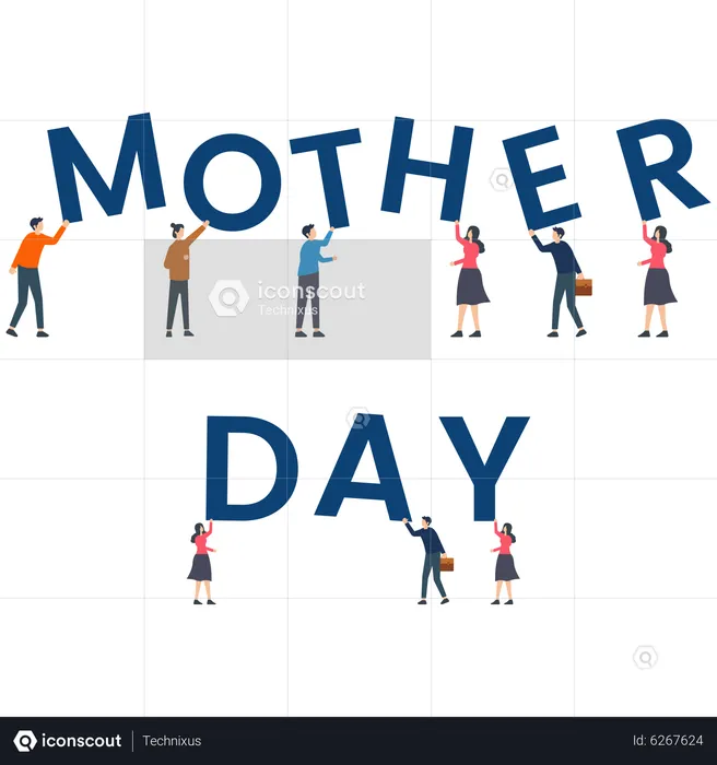 Mother Day  Illustration