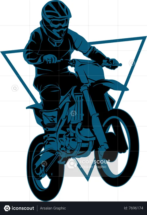 Motocross Adventure  Illustration