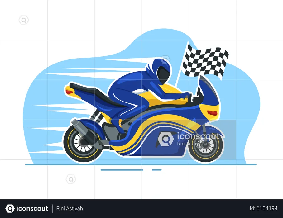 Motorcycle Racing Championship  Illustration