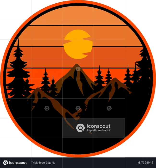 Mountain  Illustration