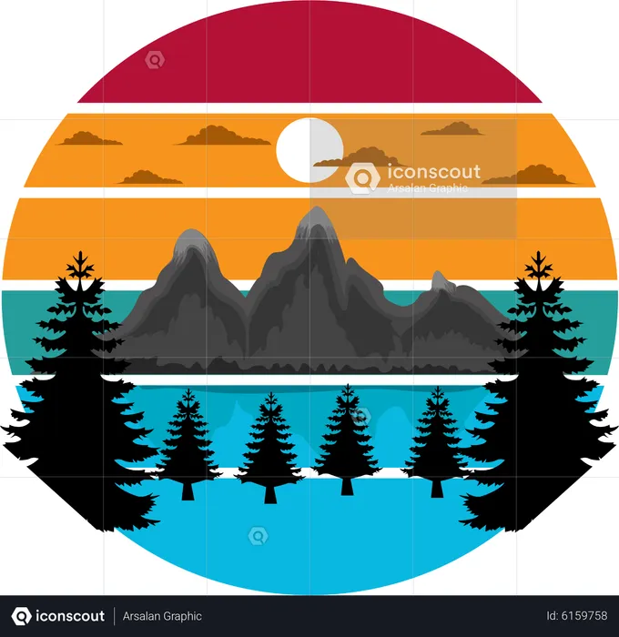 Mountain  Illustration