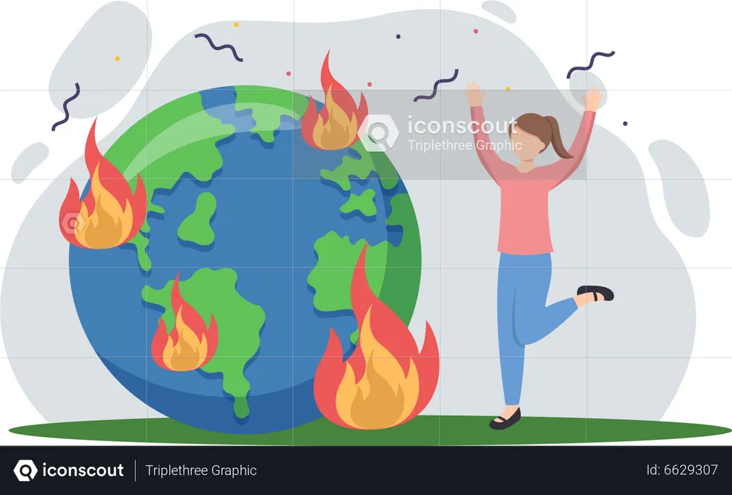 Das Alterações Climáticas  Ilustração