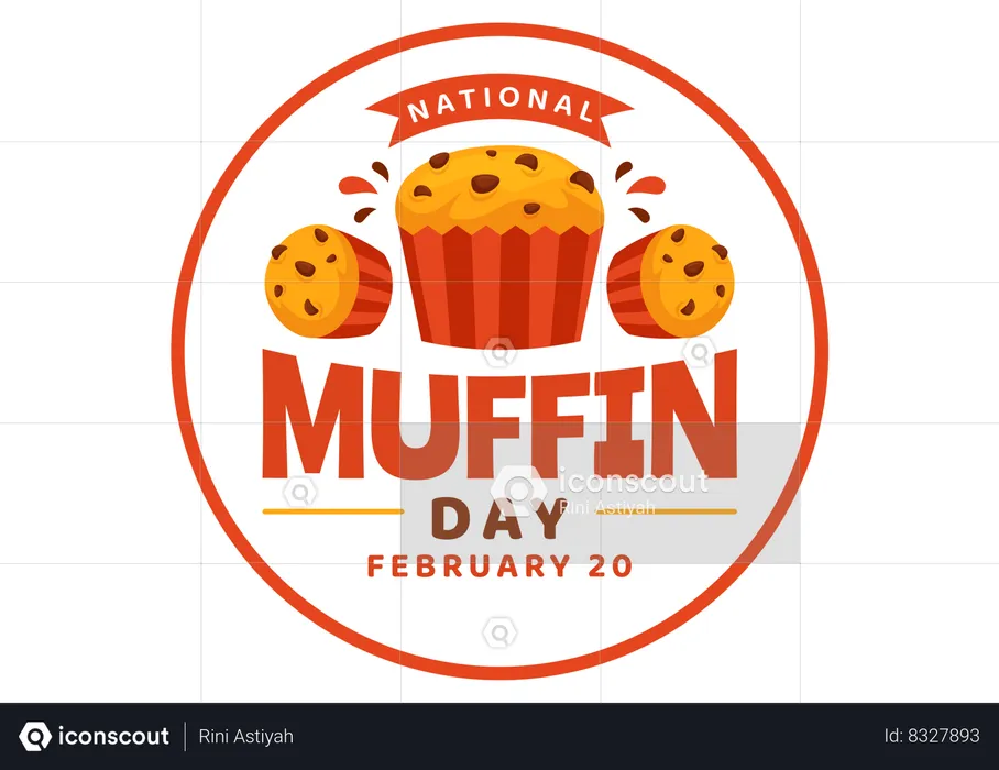 Muffin Day  Illustration