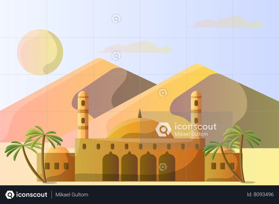 Muhammad ali mosque Egypt  Illustration