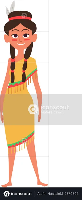 Mujer tribal  Ilustración