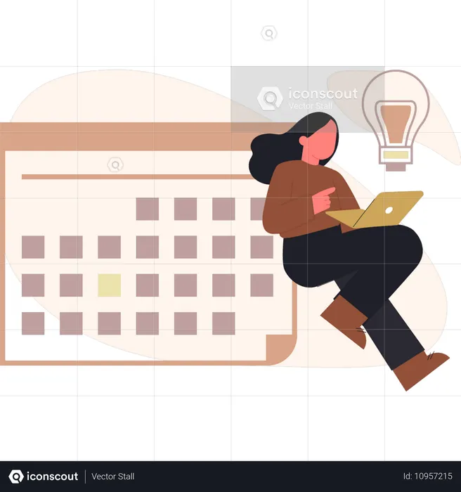 Mujeres obteniendo nuevas ideas  Ilustración