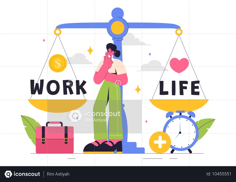 Empresária equilibra família e trabalho  Ilustração