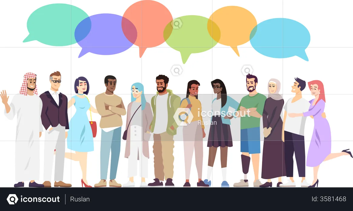 Multicultural diversity  Illustration