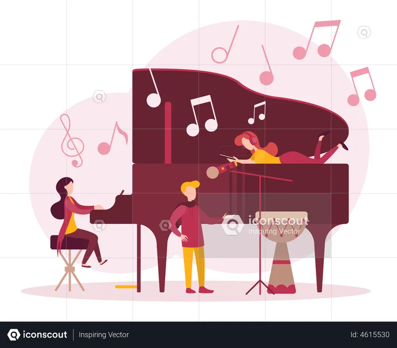 Music concert  Illustration