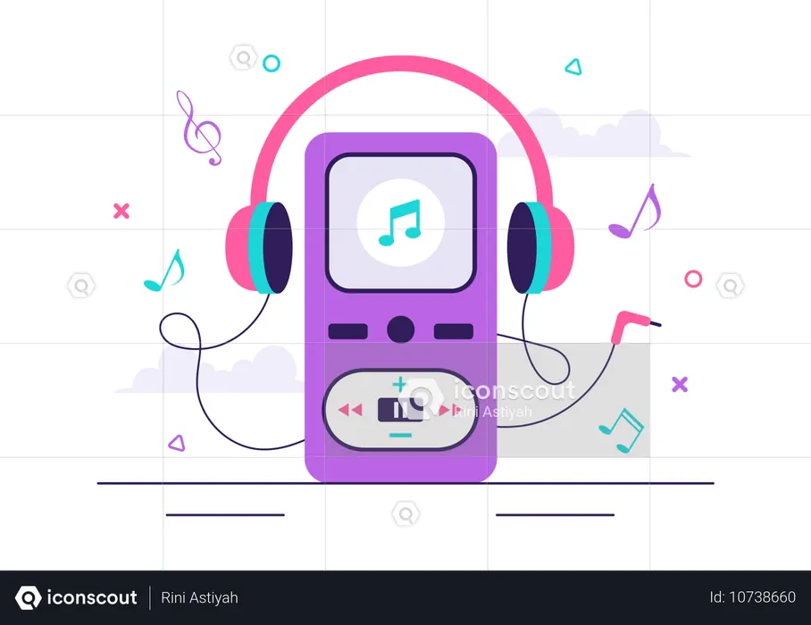 Music iPod  Illustration