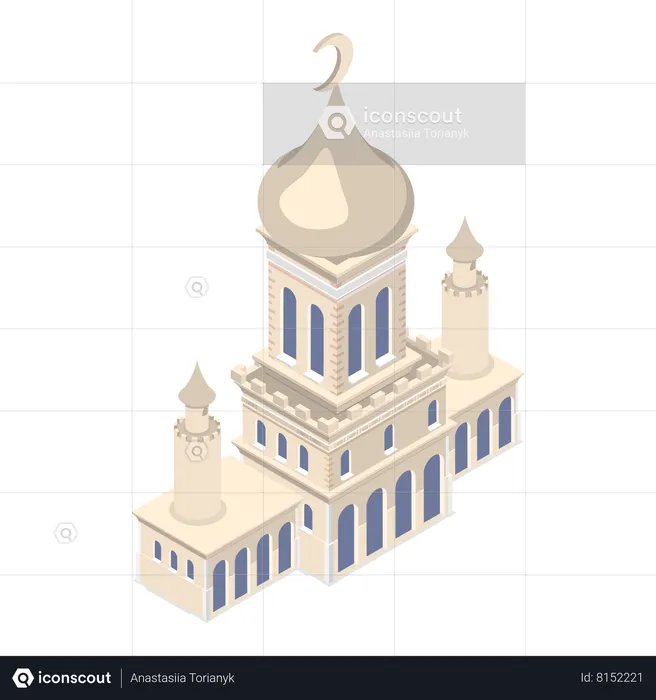 Muslim building  Illustration