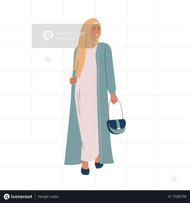 Muslim Dress  Illustration