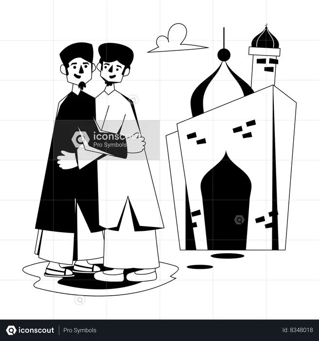 Muslim Eid  Illustration