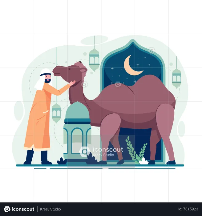 hajj qurbani of camel