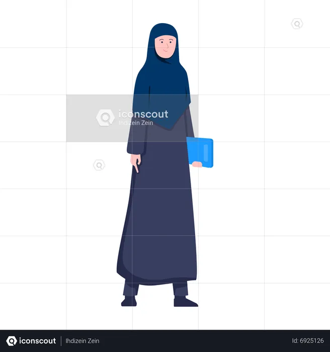 Muslim woman  Illustration