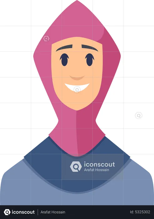 Muslim woman  Illustration