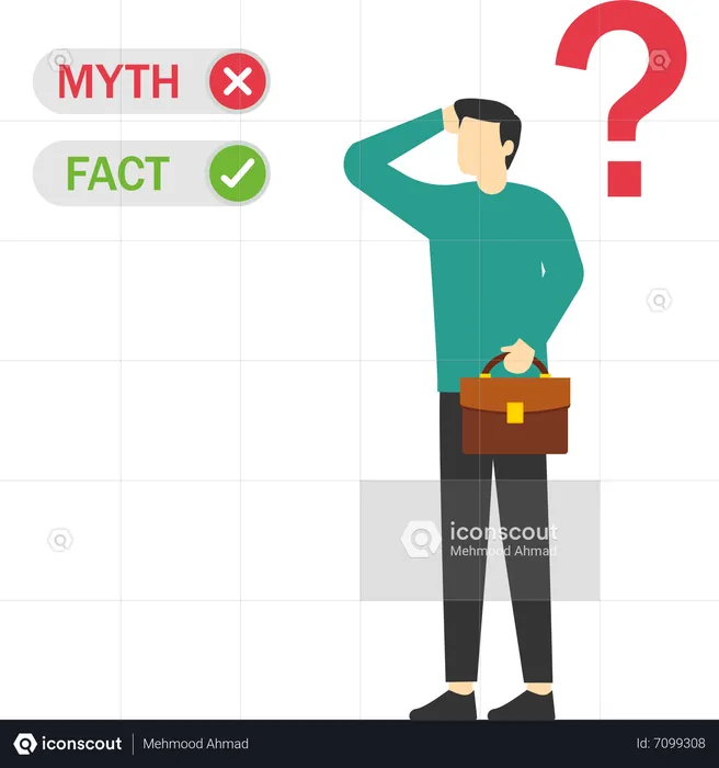 Myths Vs Facts  Illustration