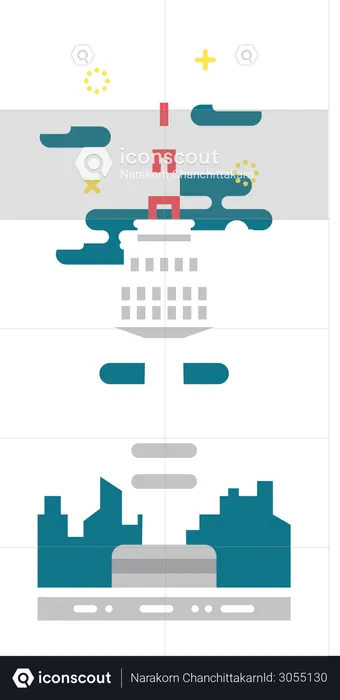 N seoul turm  Illustration