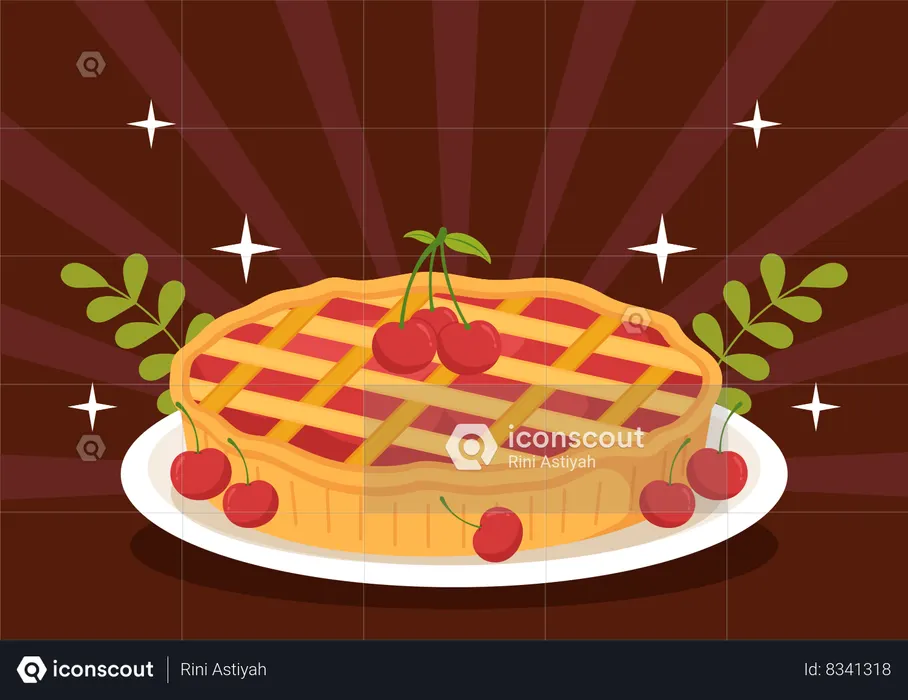 National Dessert Day  Illustration