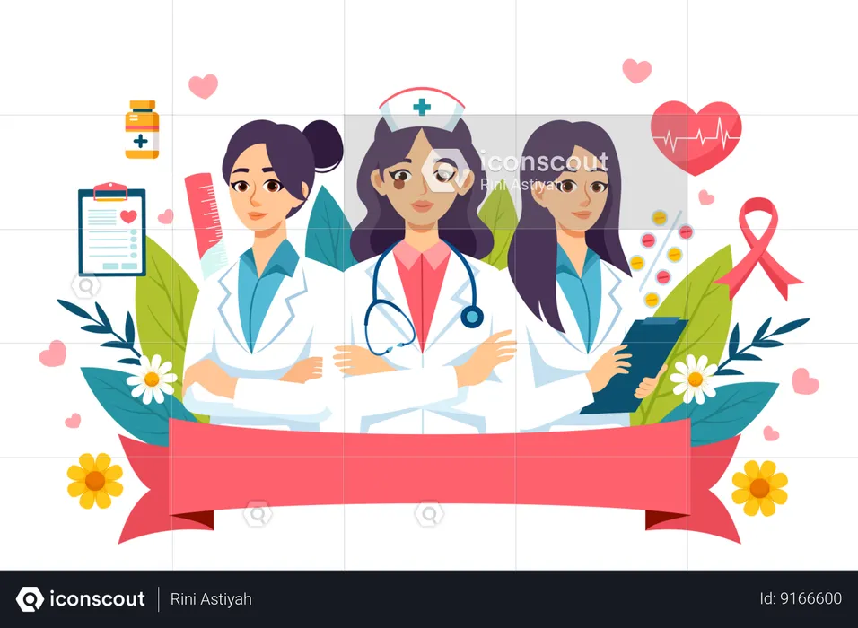 National Doctors Day  Illustration