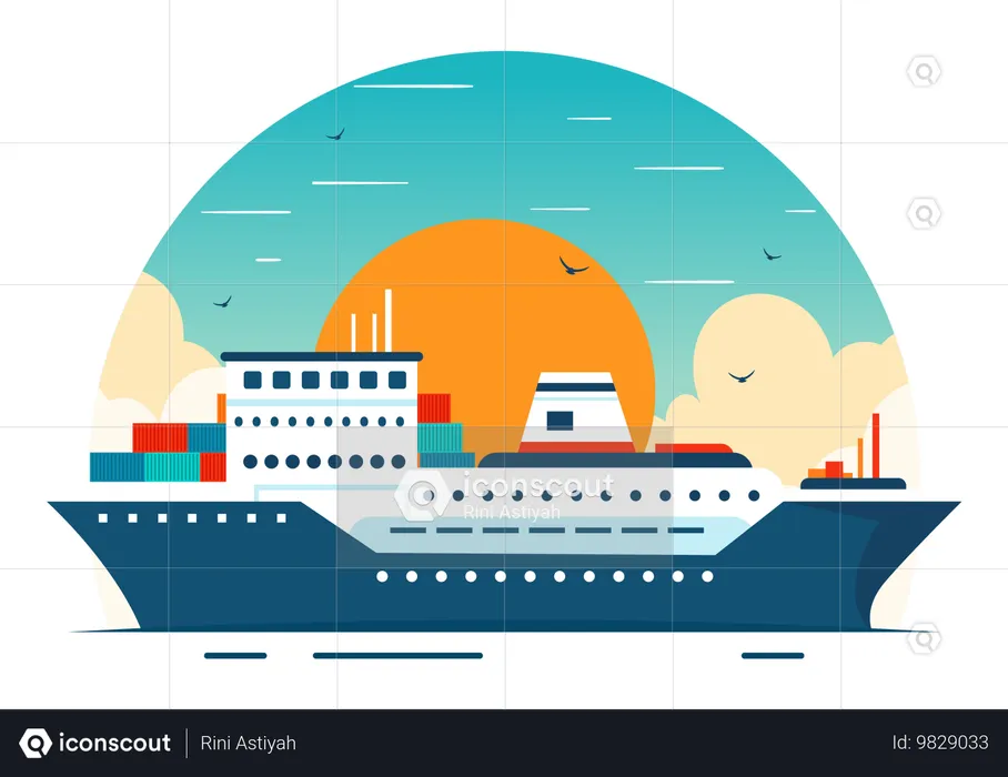 National Maritime Day  Illustration