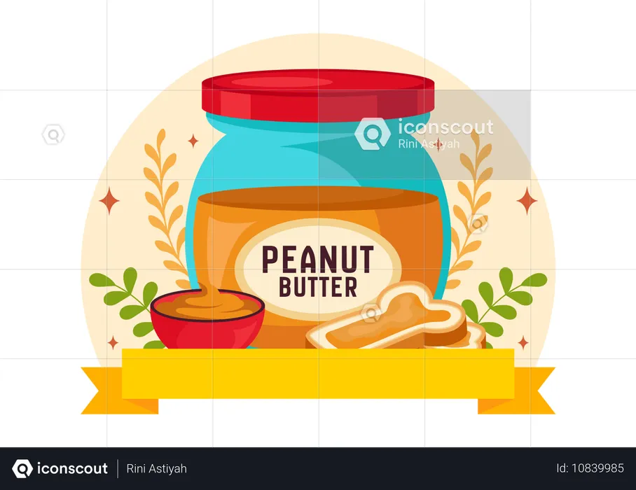 National Peanut Butter Day  Illustration