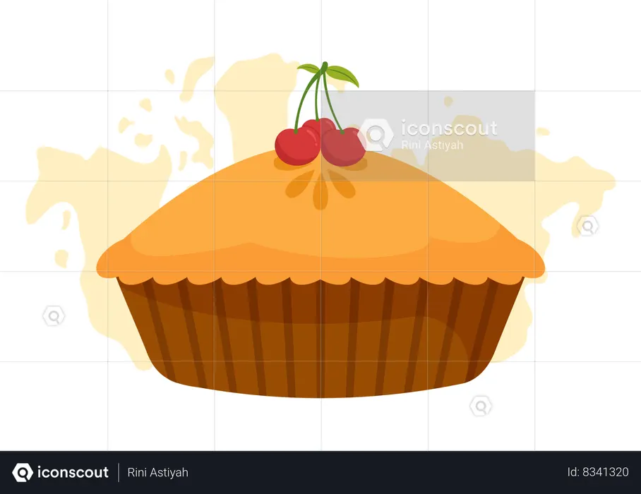 National Pie Day  Illustration