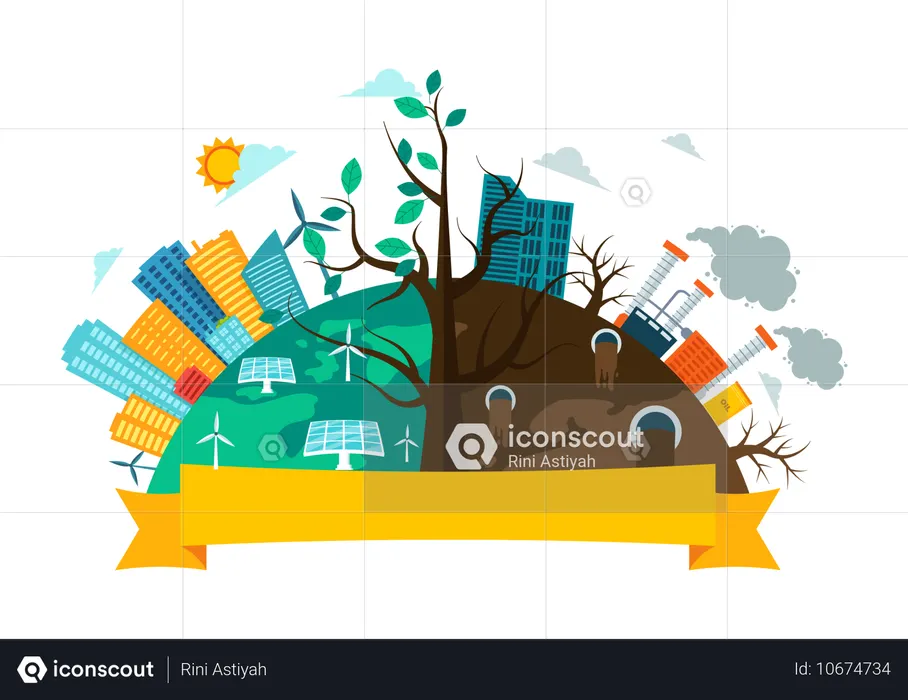 National Pollution Prevention Day  Illustration