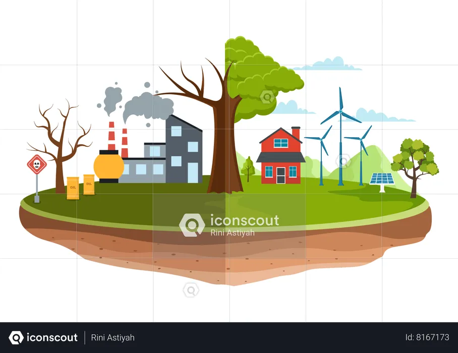 National Pollution Prevention Day  Illustration