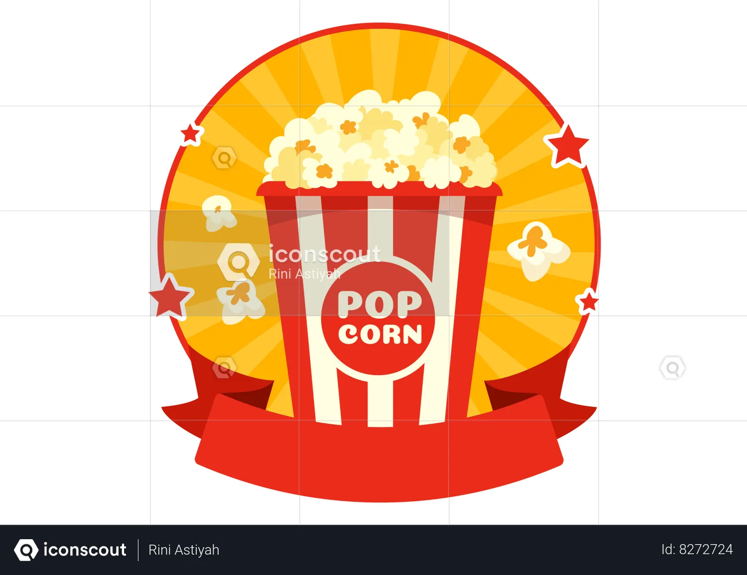 National Popcorn Day Illustration - Free Download Food & Drink ...