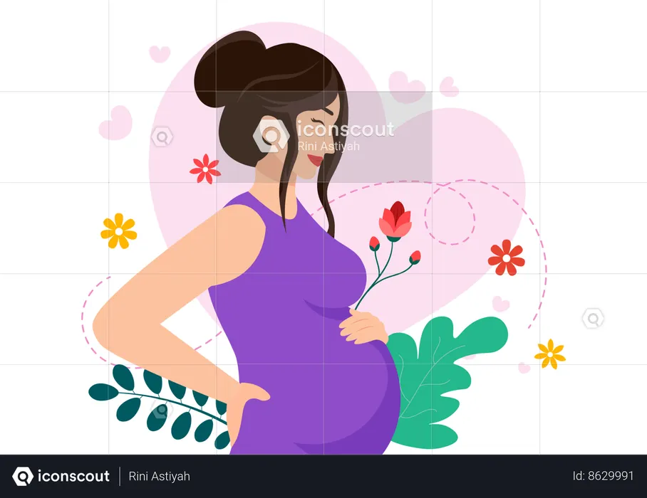 National Safe Motherhood Day  Illustration