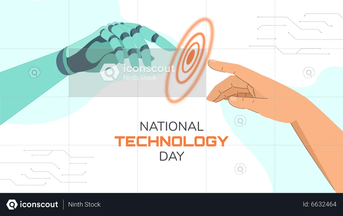 Nationaler Tag der Technologie  Illustration