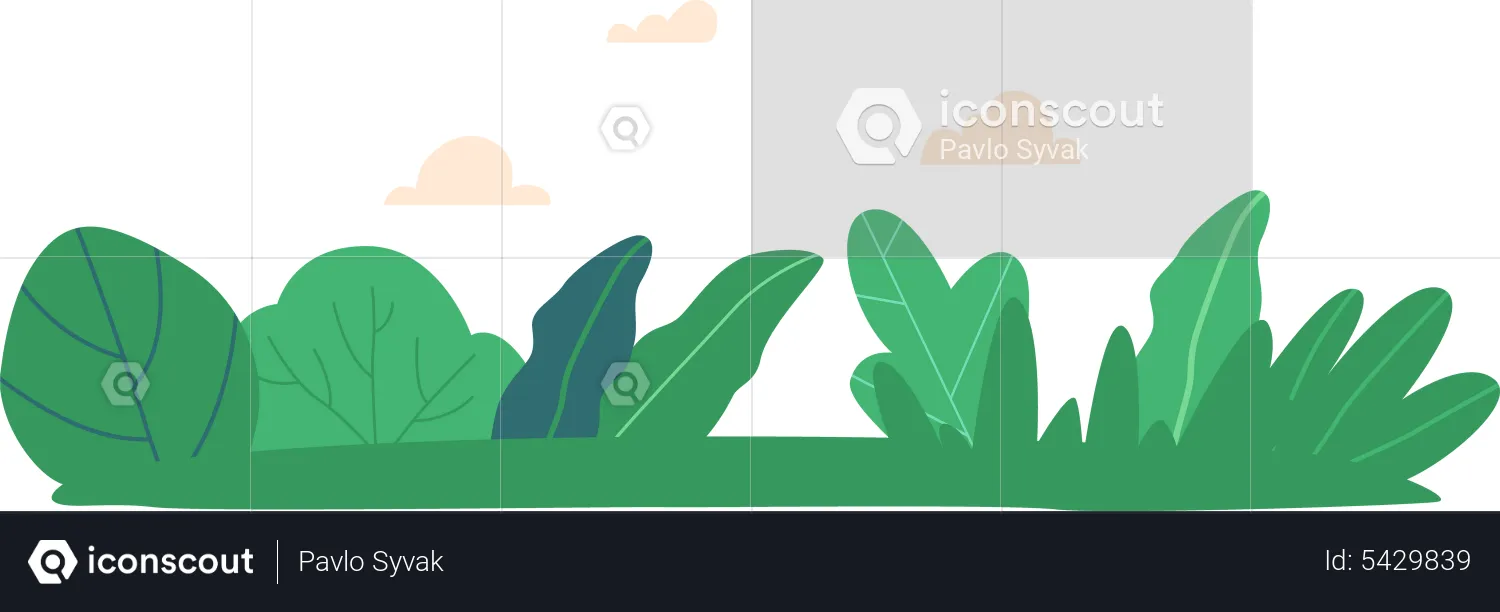 Naturlandschaft, Stadtpark, Stadtgarten im Sommer oder Frühling, Landschaftshintergrund, leerer öffentlicher Platz zum Spazierengehen  Illustration