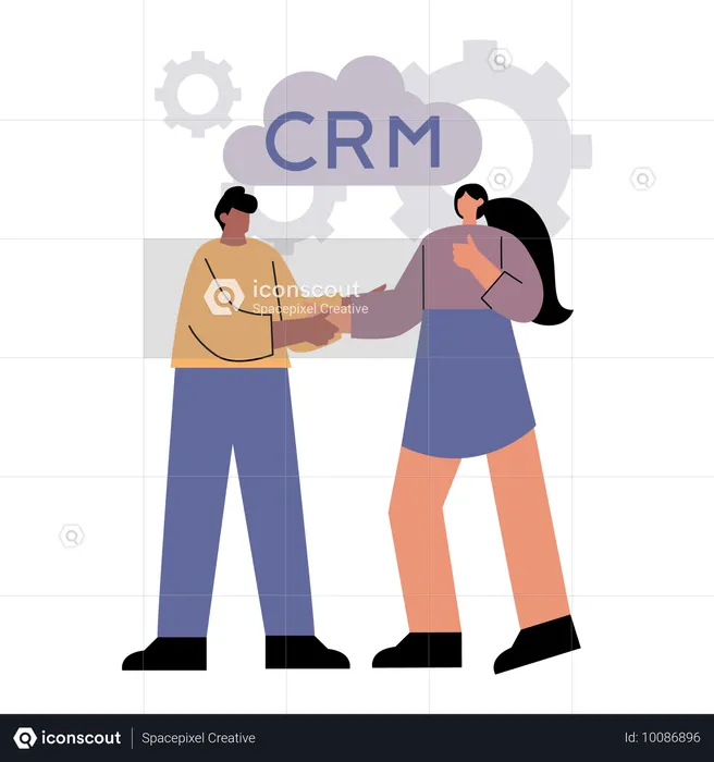 Navegando por el recorrido del cliente  Ilustración